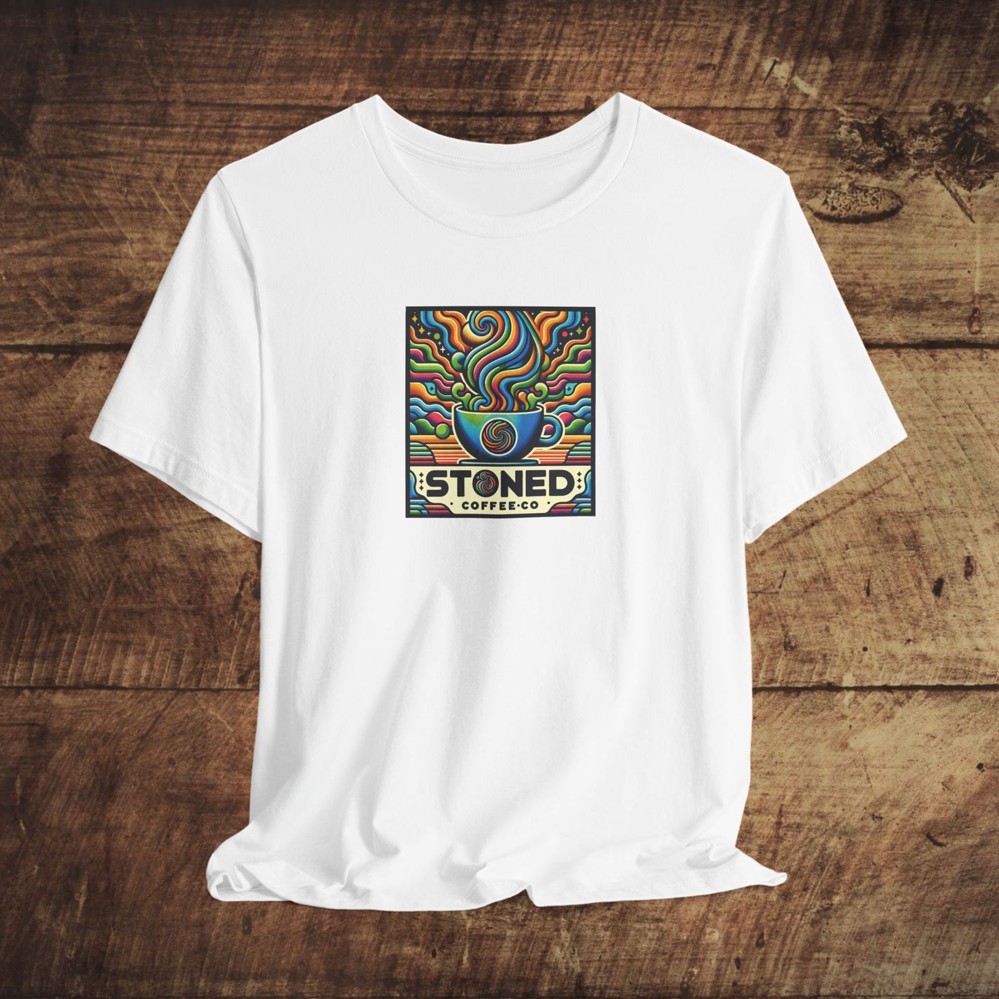 Coffee Art T-Shirt - Stoned Coffee Company Logo