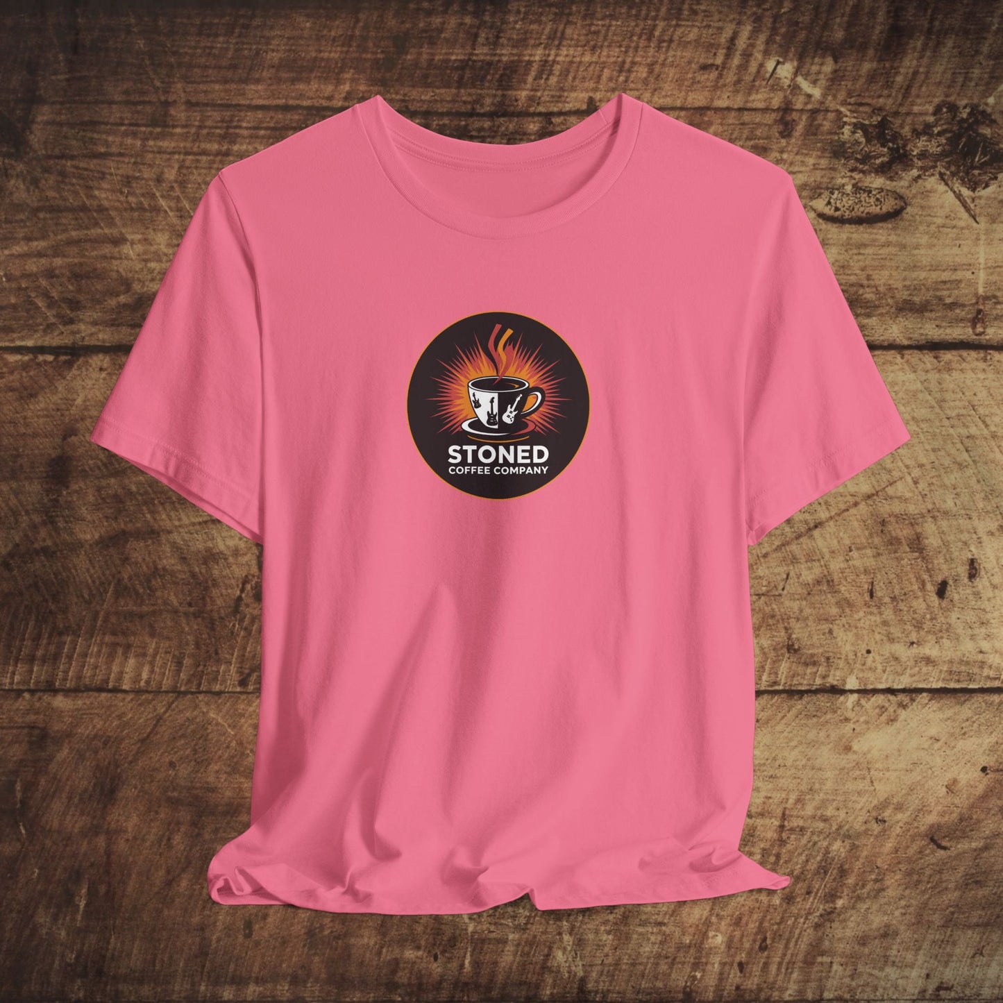 Stoned Coffee Company Rocking Guitar Cup T-Shirt