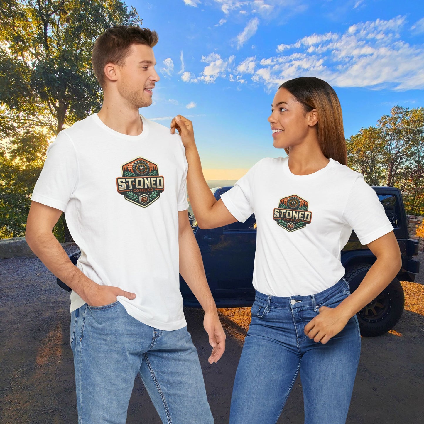 Stoned Coffee Company Offroad Logo T-Shirt Unisex Tee