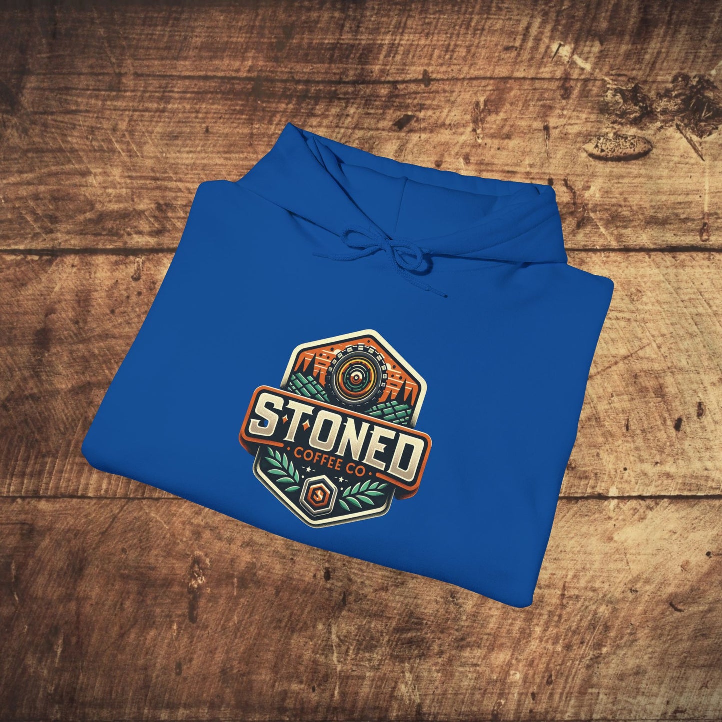 Hooded Sweatshirt - Stoned Coffee Company Offroad Logo