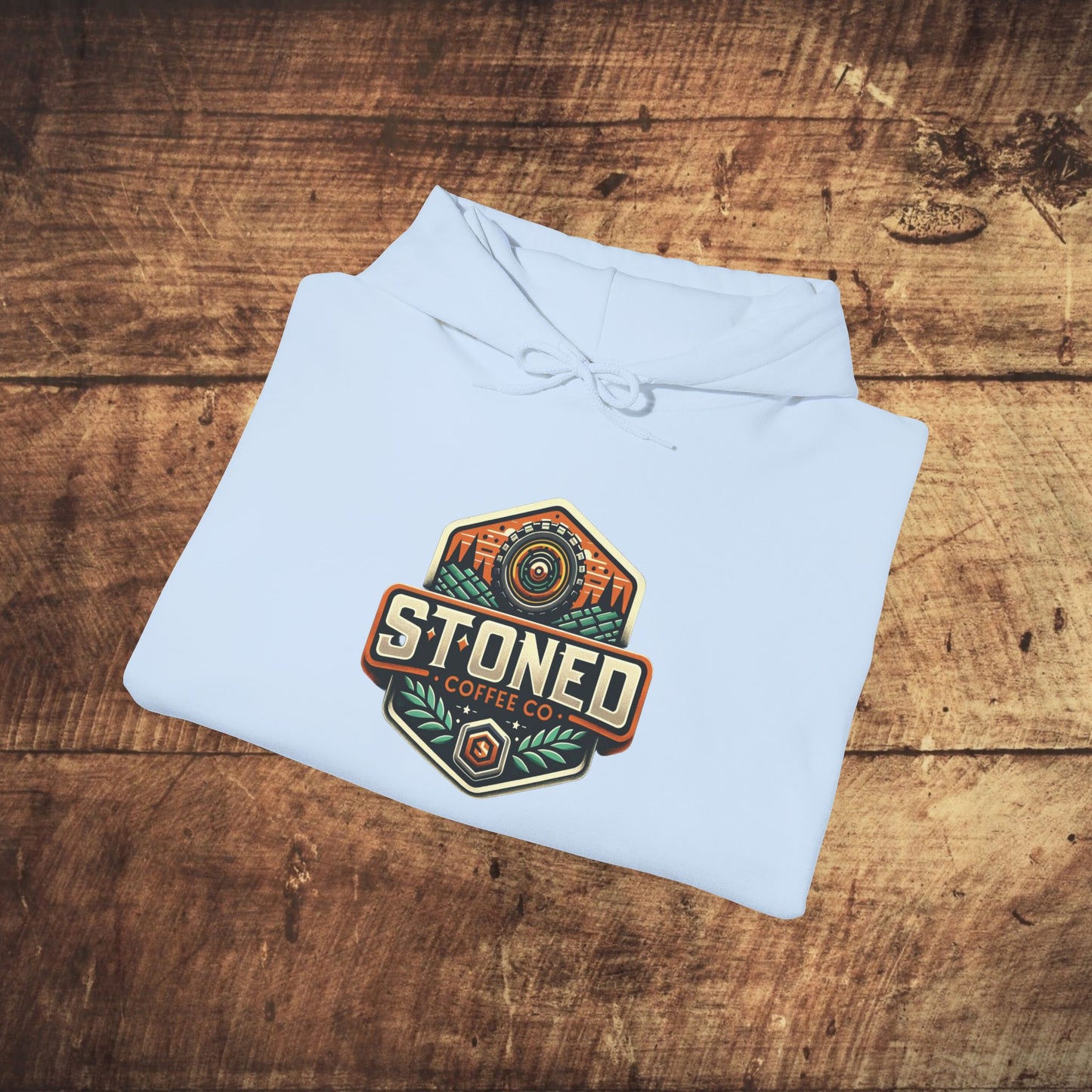 Hooded Sweatshirt - Stoned Coffee Company Offroad Logo