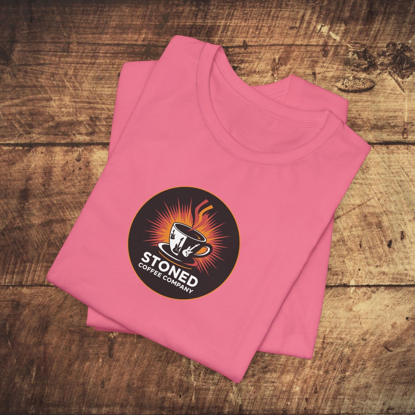 Stoned Coffee Company Rocking Guitar Cup T-Shirt