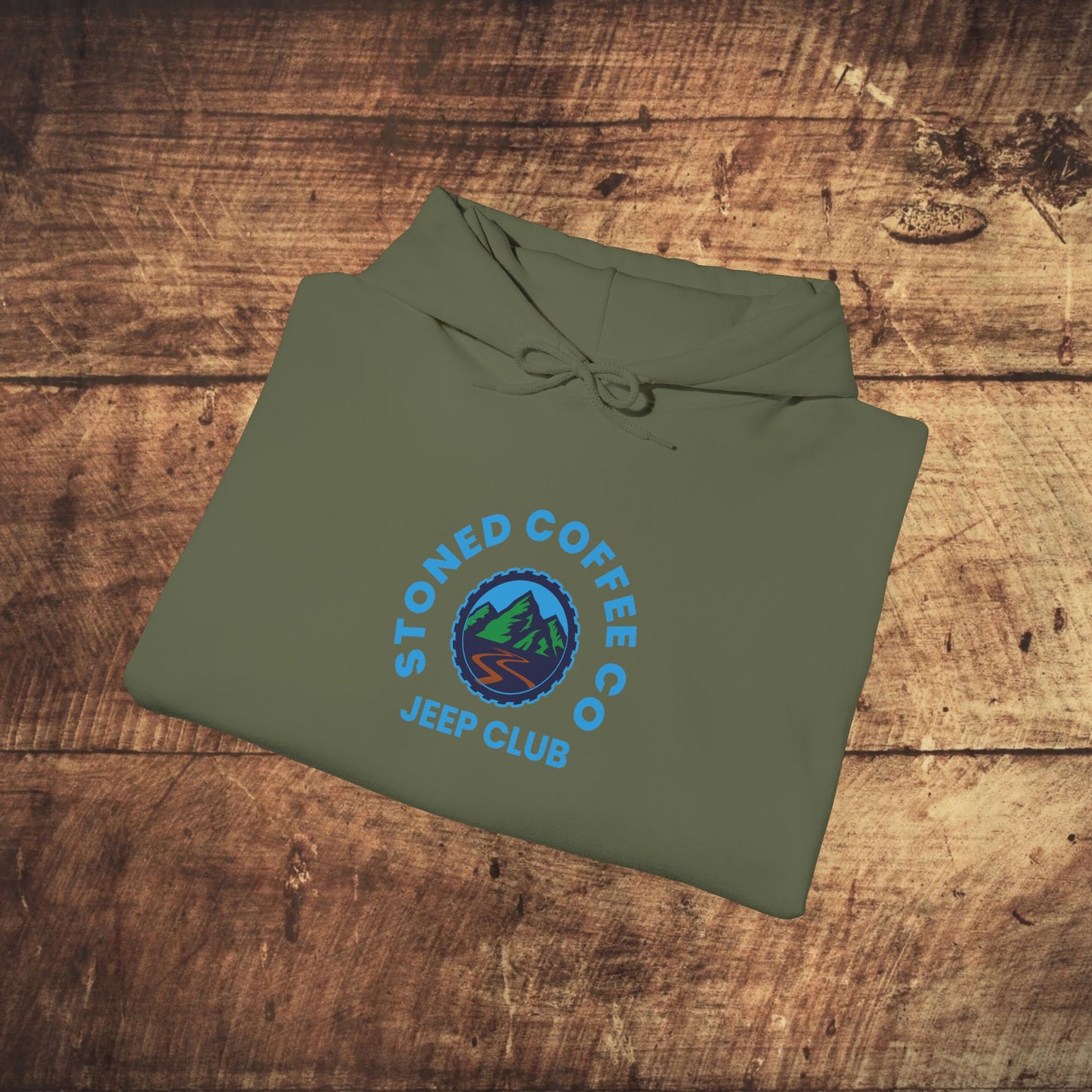 Hooded Sweatshirt Stoned Coffee Co Jeeper Club