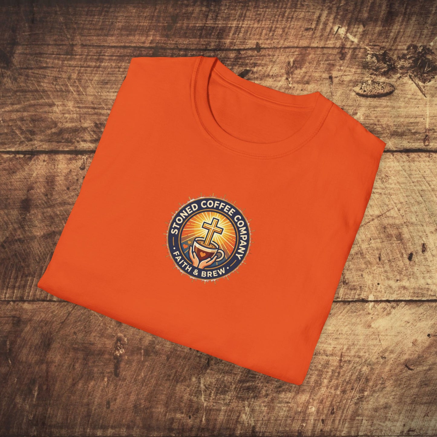 Stoned Coffee Company 'Drink Your Coffee and Pray for Others' T-Shirt