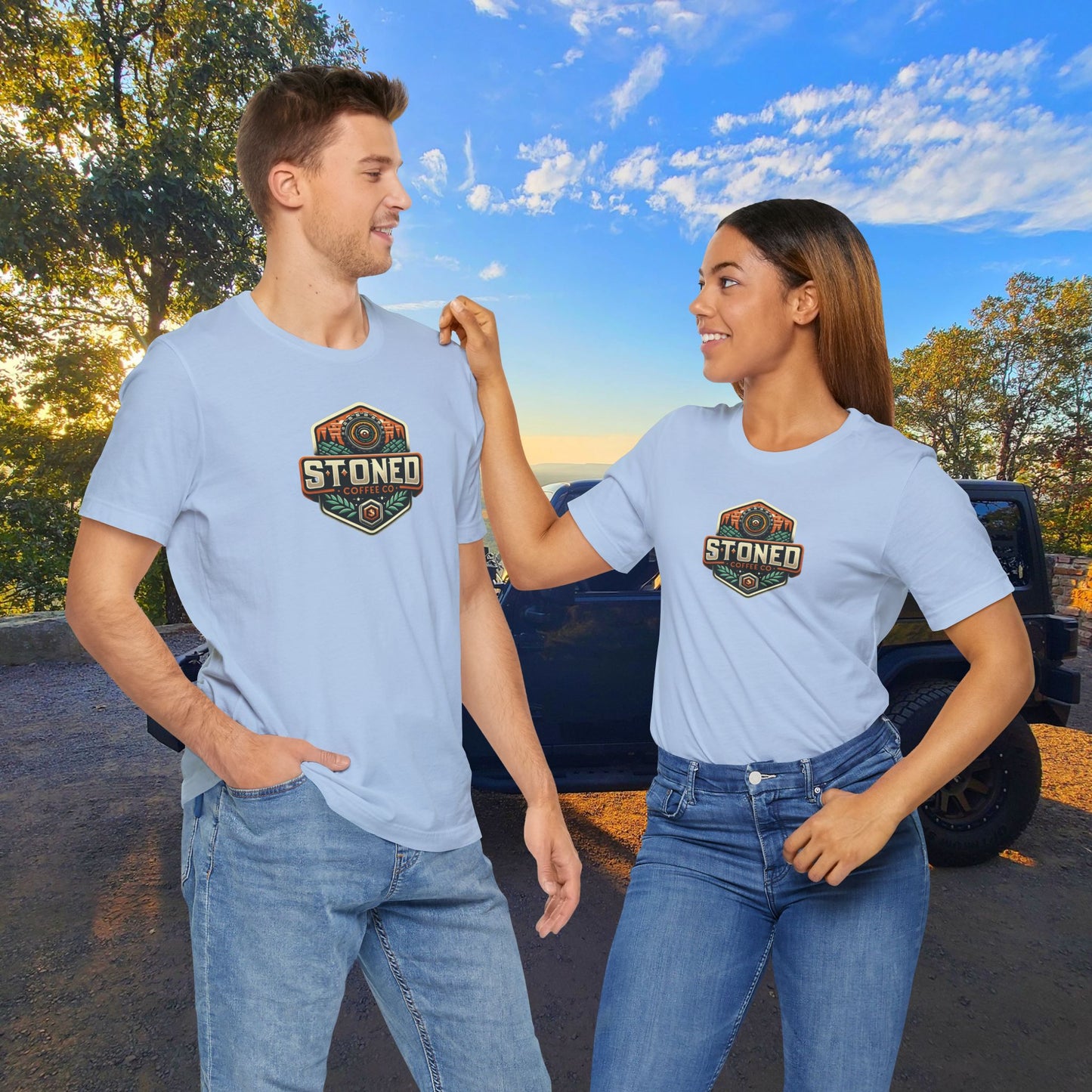 Stoned Coffee Company Offroad Logo T-Shirt Unisex Tee