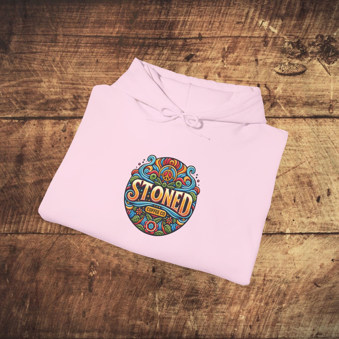 Hooded Sweatshirt Stoned Coffee Company Logo 1