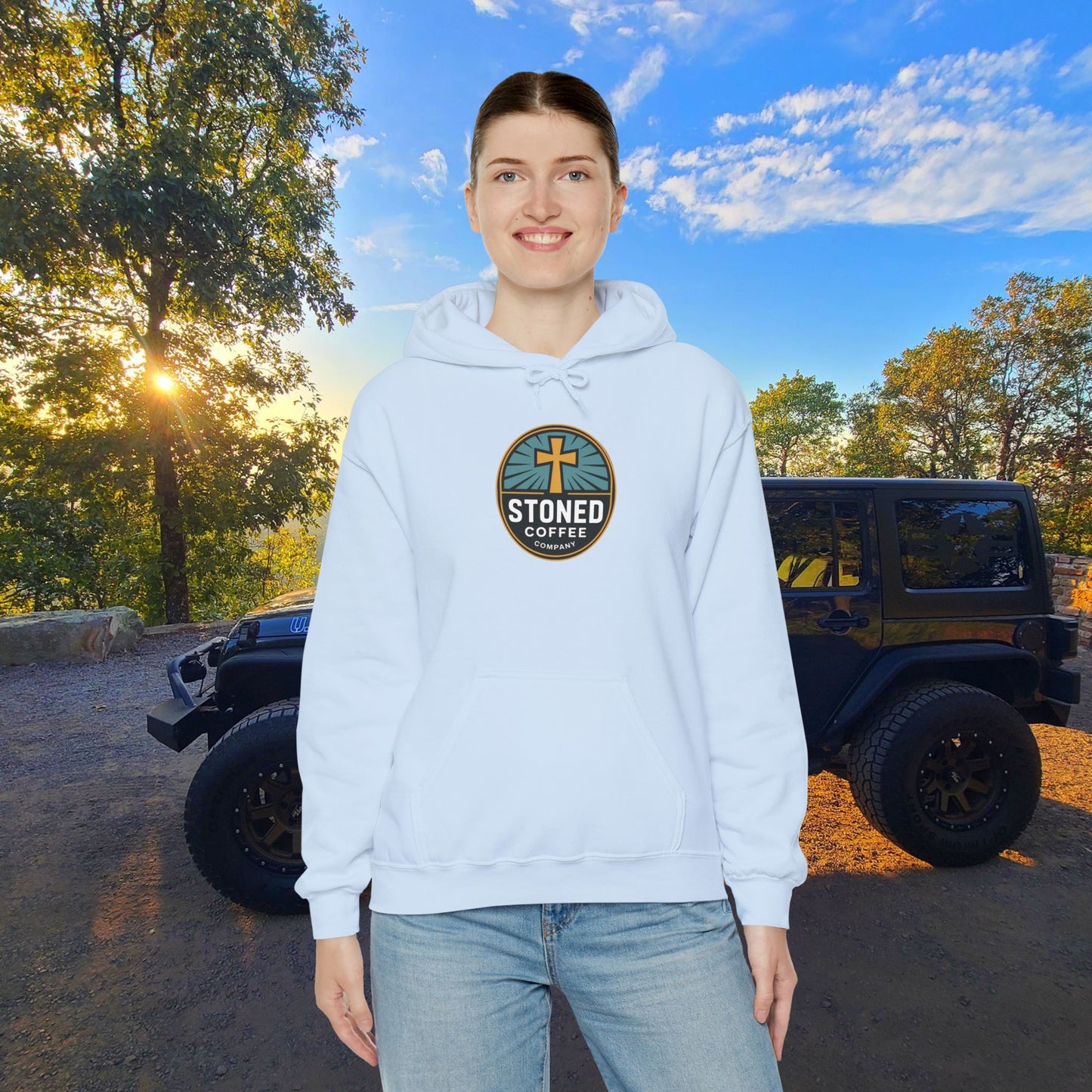 STONED COFFEE COMPANY HOODIE, Pray Often, Read Your Bible, Seek the Truth, Trust in God