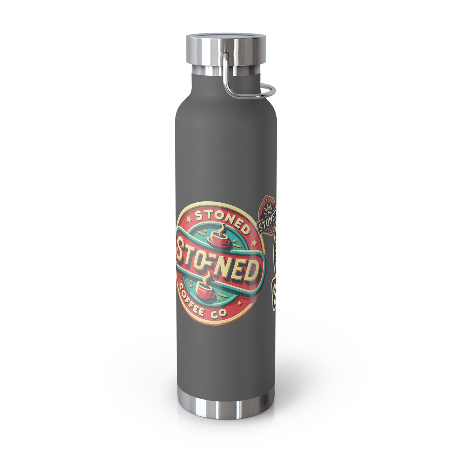 Stoned Coffee Co Copper Vacuum Insulated Bottle, 22oz