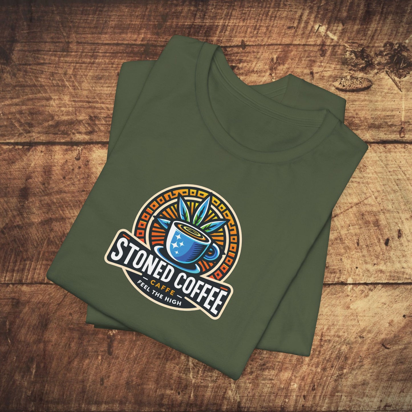 T-Shirt Stoned Coffee Company Logo 4 Feel the High Unisex