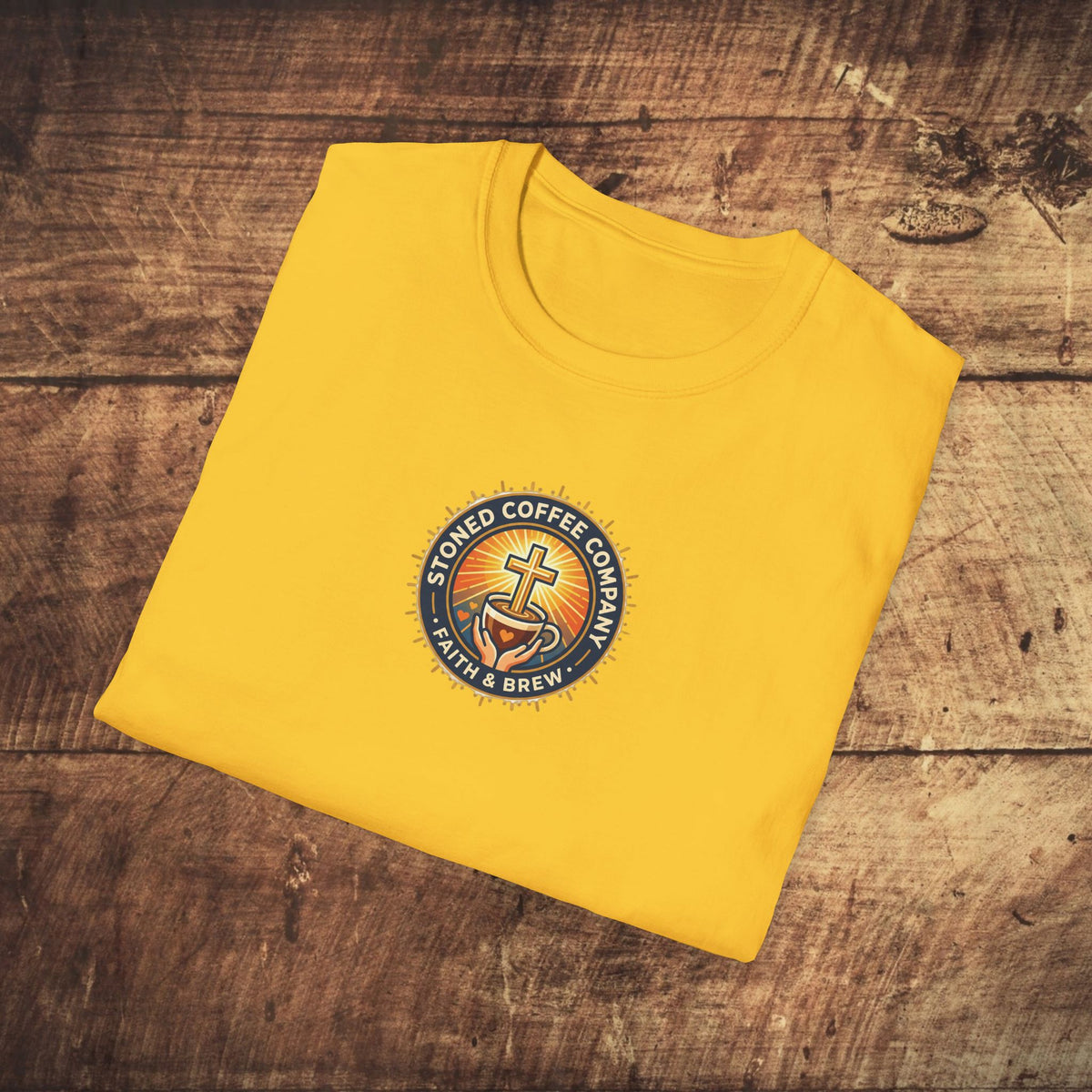 Stoned Coffee Company 'Drink Your Coffee and Pray for Others' T-Shirt