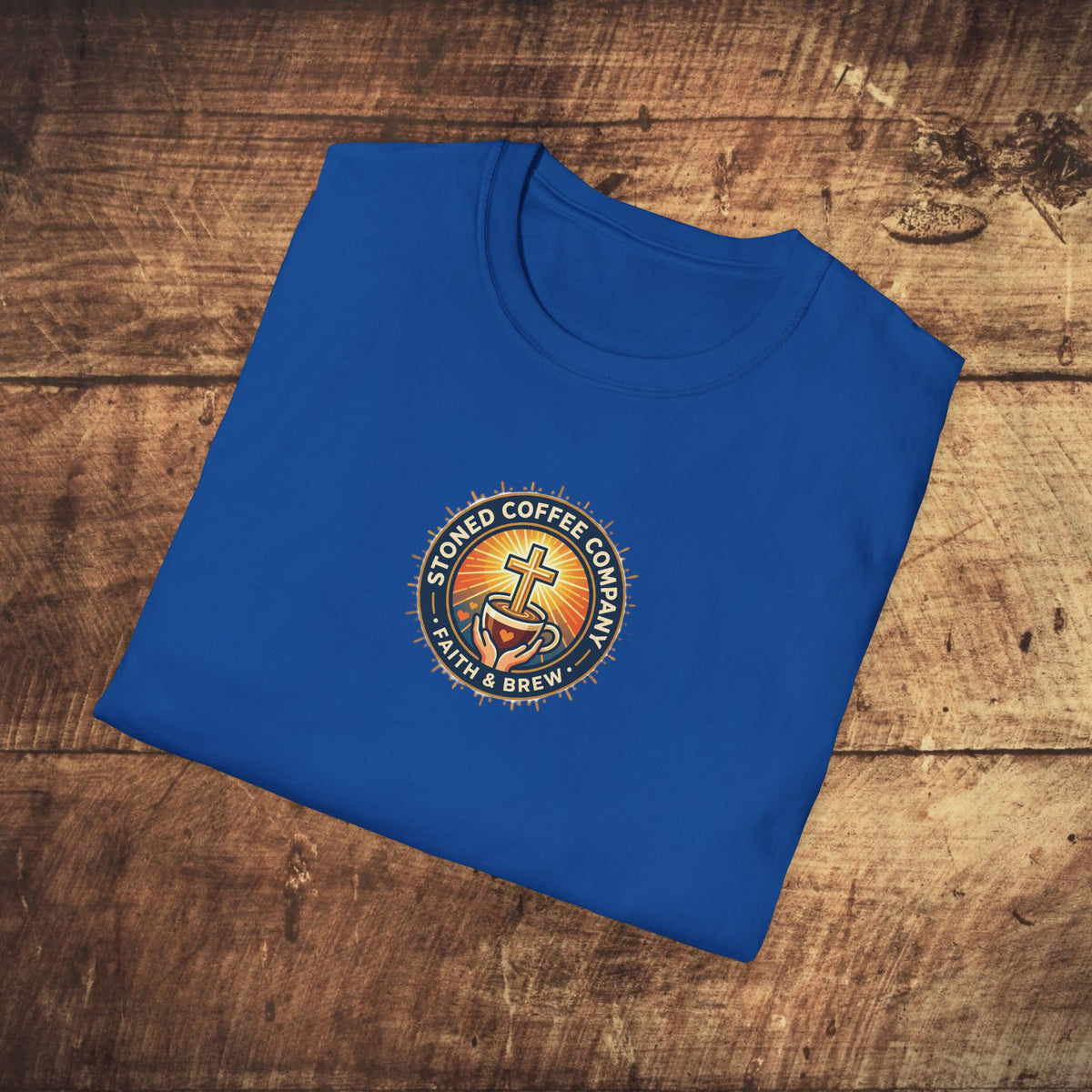 Stoned Coffee Company 'Drink Your Coffee and Pray for Others' T-Shirt