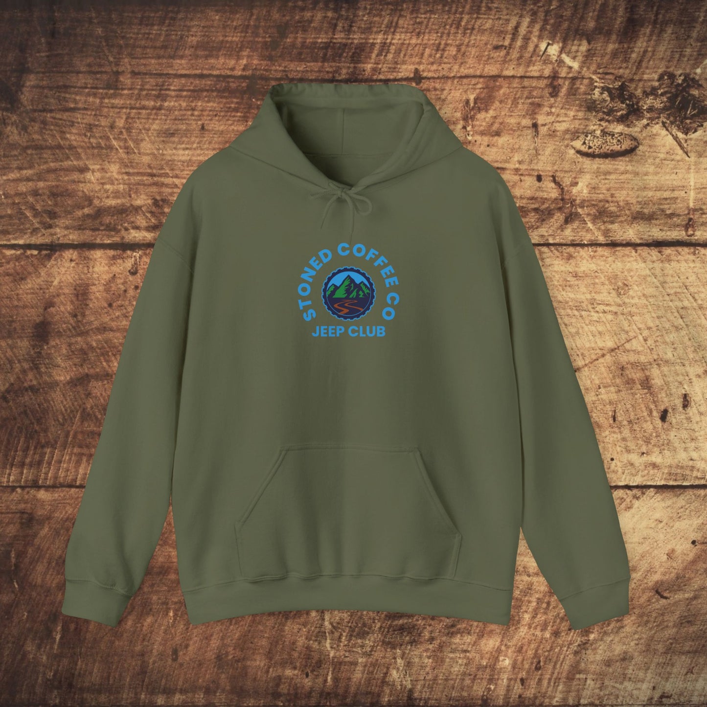 Hooded Sweatshirt Stoned Coffee Co Jeeper Club