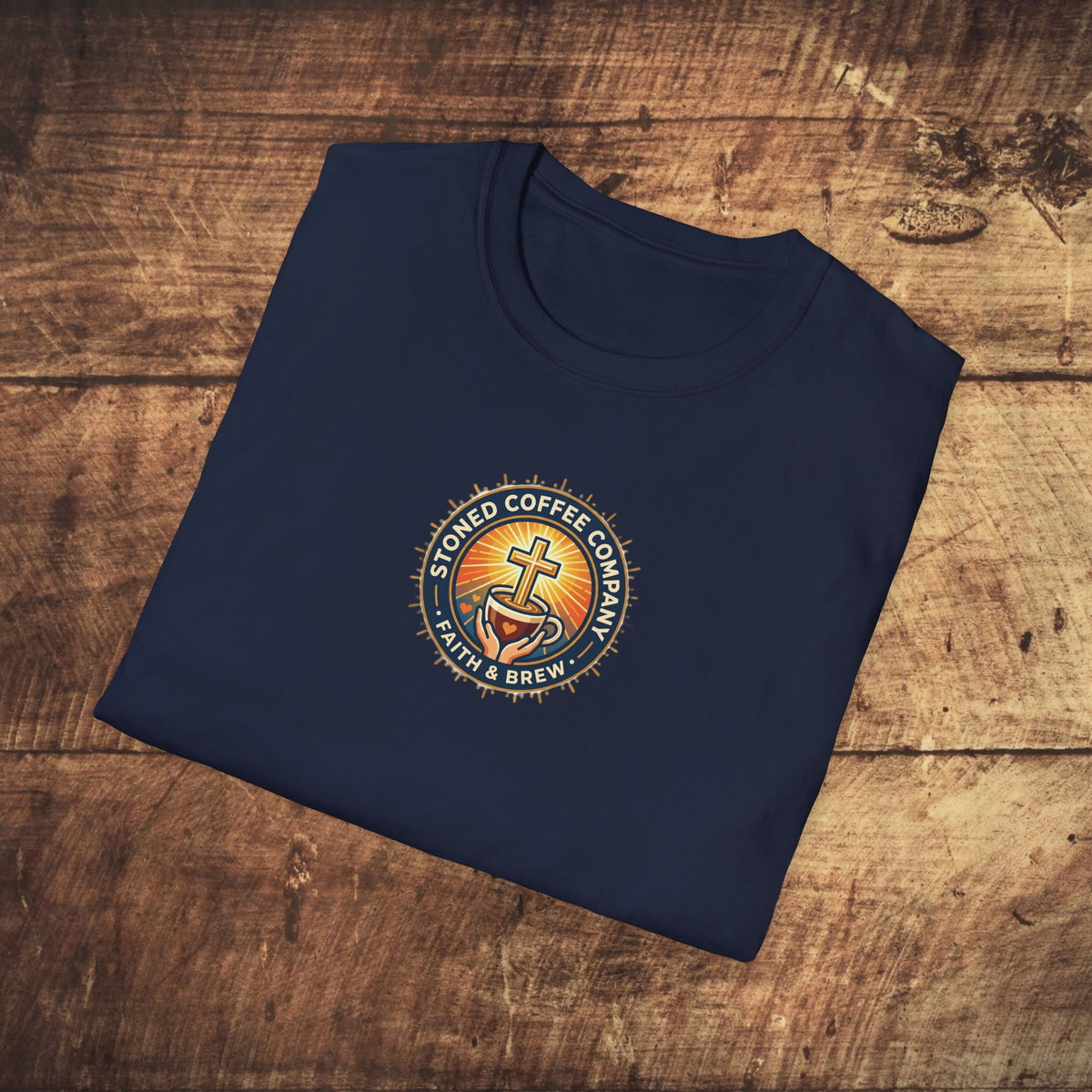 Stoned Coffee Company 'Drink Your Coffee and Pray for Others' T-Shirt