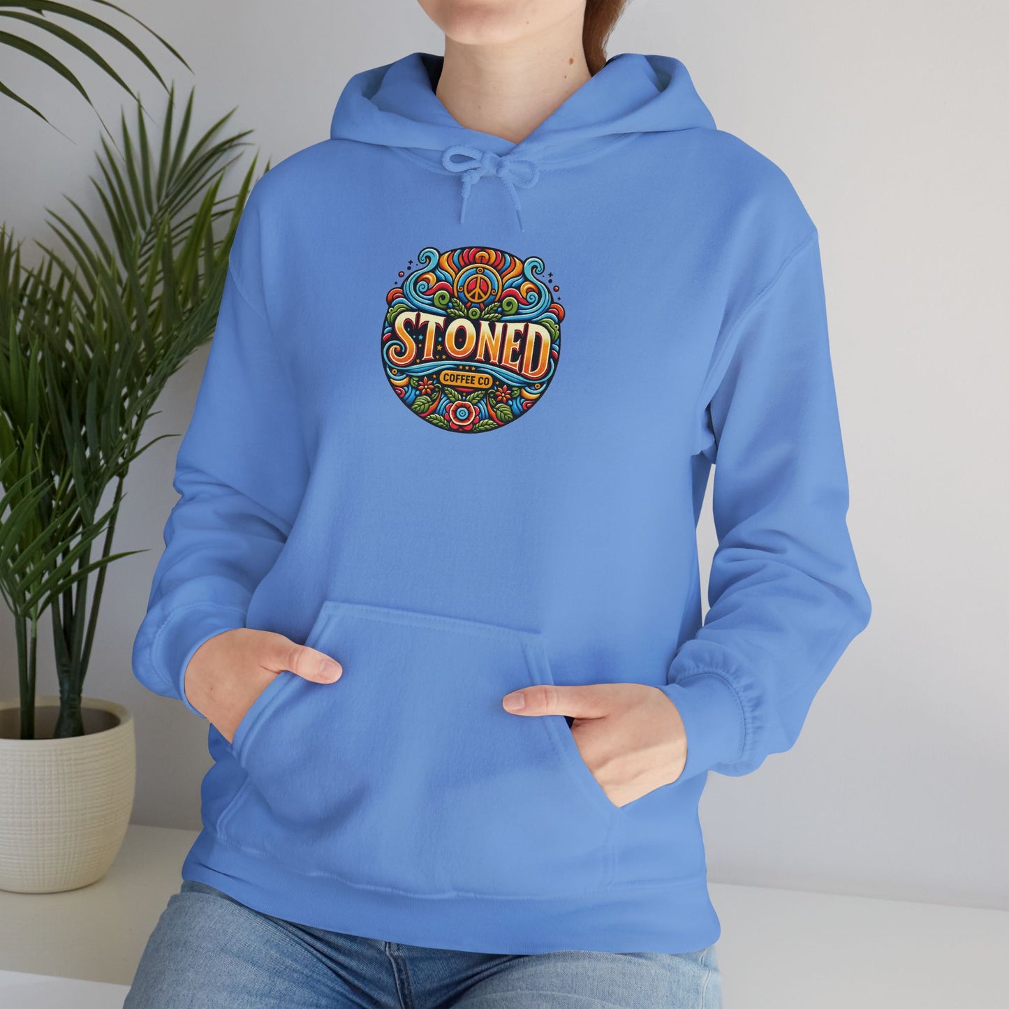 Hooded Sweatshirt Stoned Coffee Company Logo 1