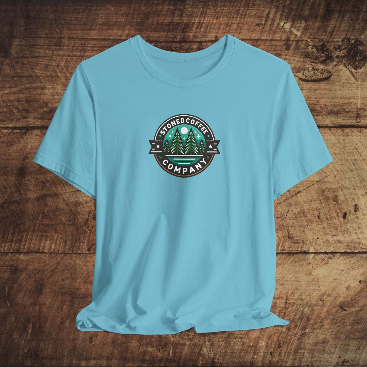 T-Shirt Stoned Coffee Company Pine Tree Mountain Unisex Jersey