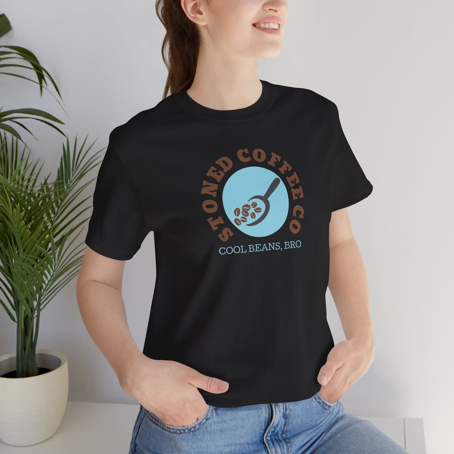 T-Shirt - Stoned Coffee Co, Cool Beans Bro Graphic Tee