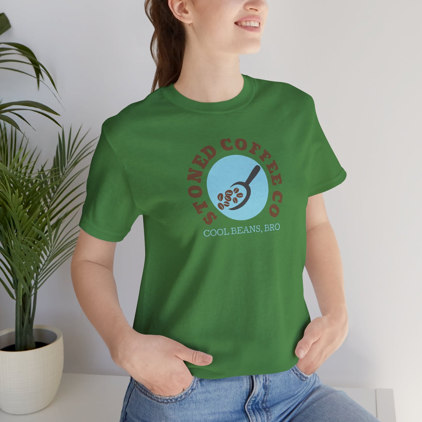 T-Shirt - Stoned Coffee Co, Cool Beans Bro Graphic Tee