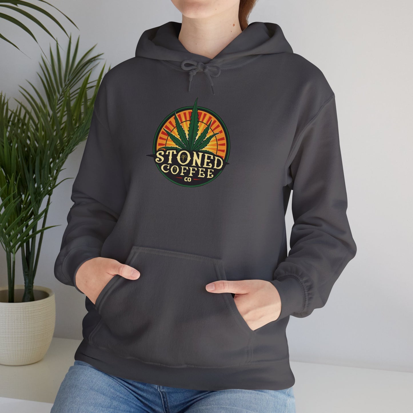 Hooded Sweatshirt Stoned Coffee Co Logo 3