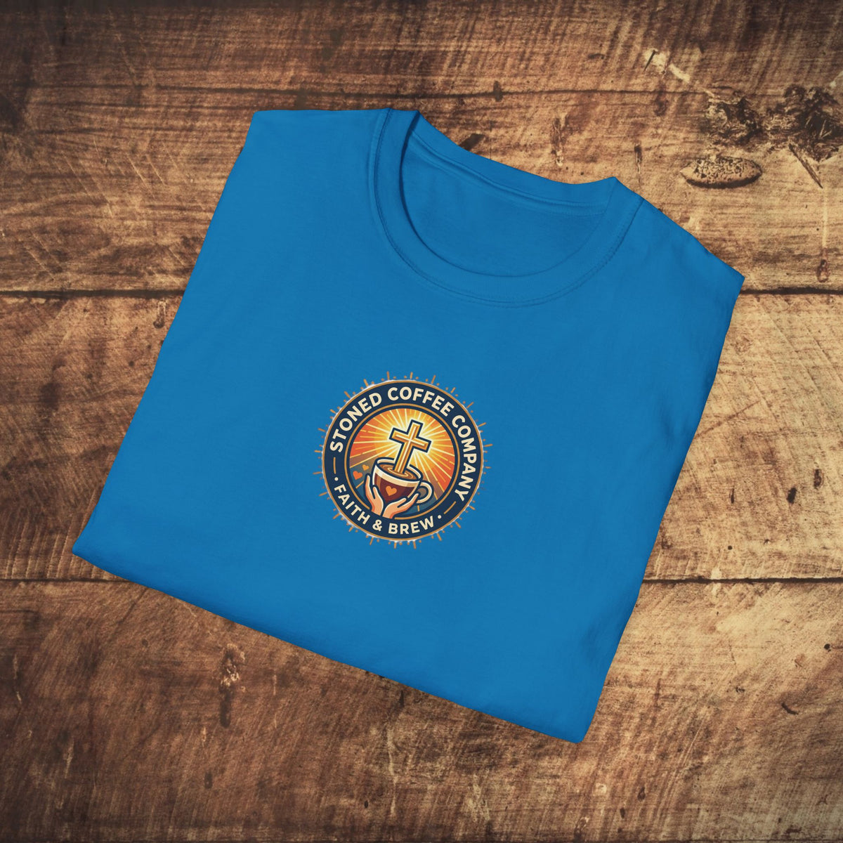 Stoned Coffee Company 'Drink Your Coffee and Pray for Others' T-Shirt