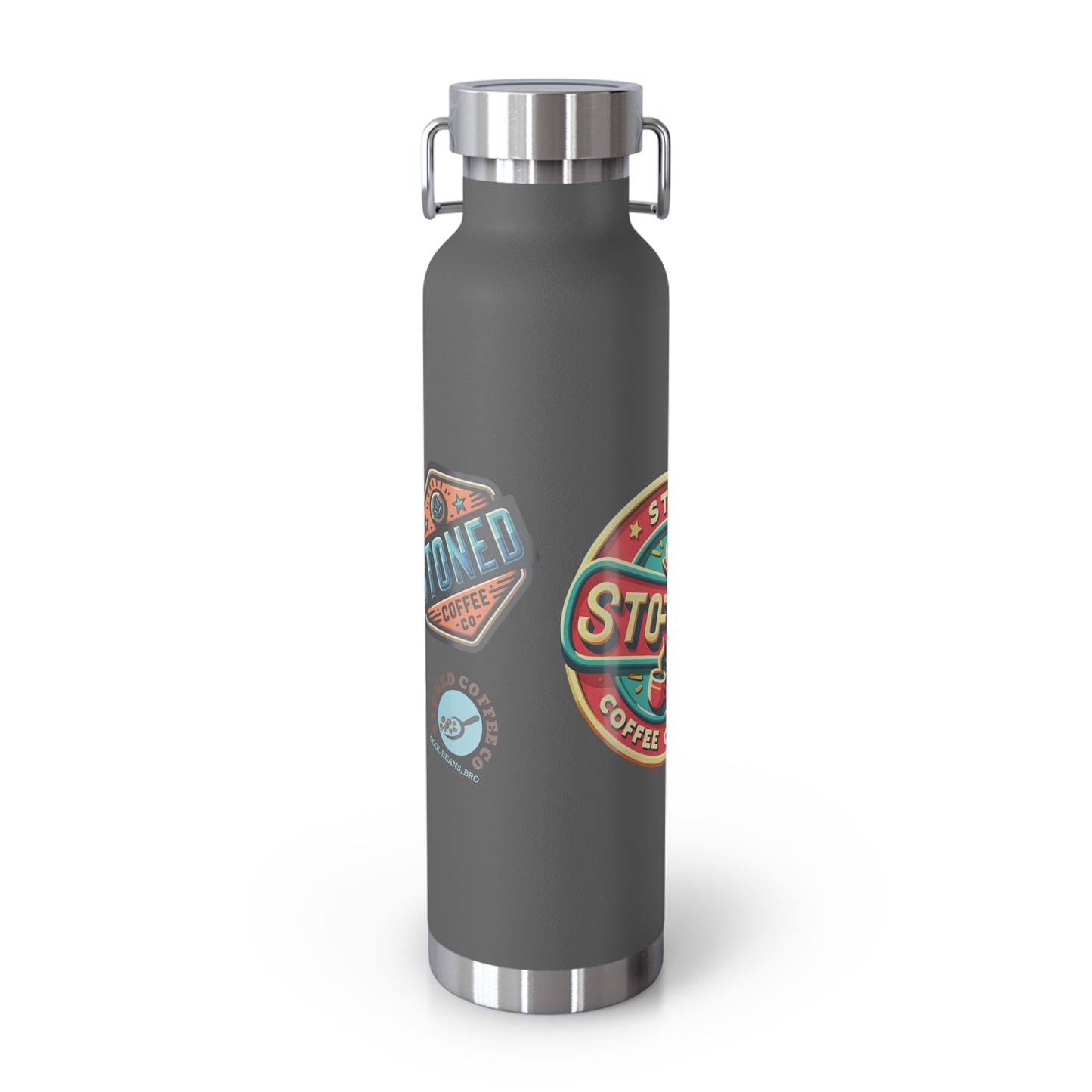 Stoned Coffee Co Copper Vacuum Insulated Bottle, 22oz