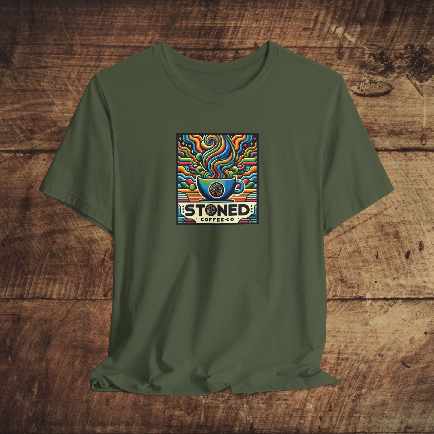 Coffee Art T-Shirt - Stoned Coffee Company Logo