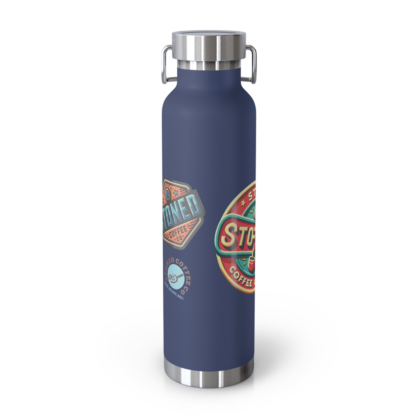 Stoned Coffee Co Copper Vacuum Insulated Bottle, 22oz