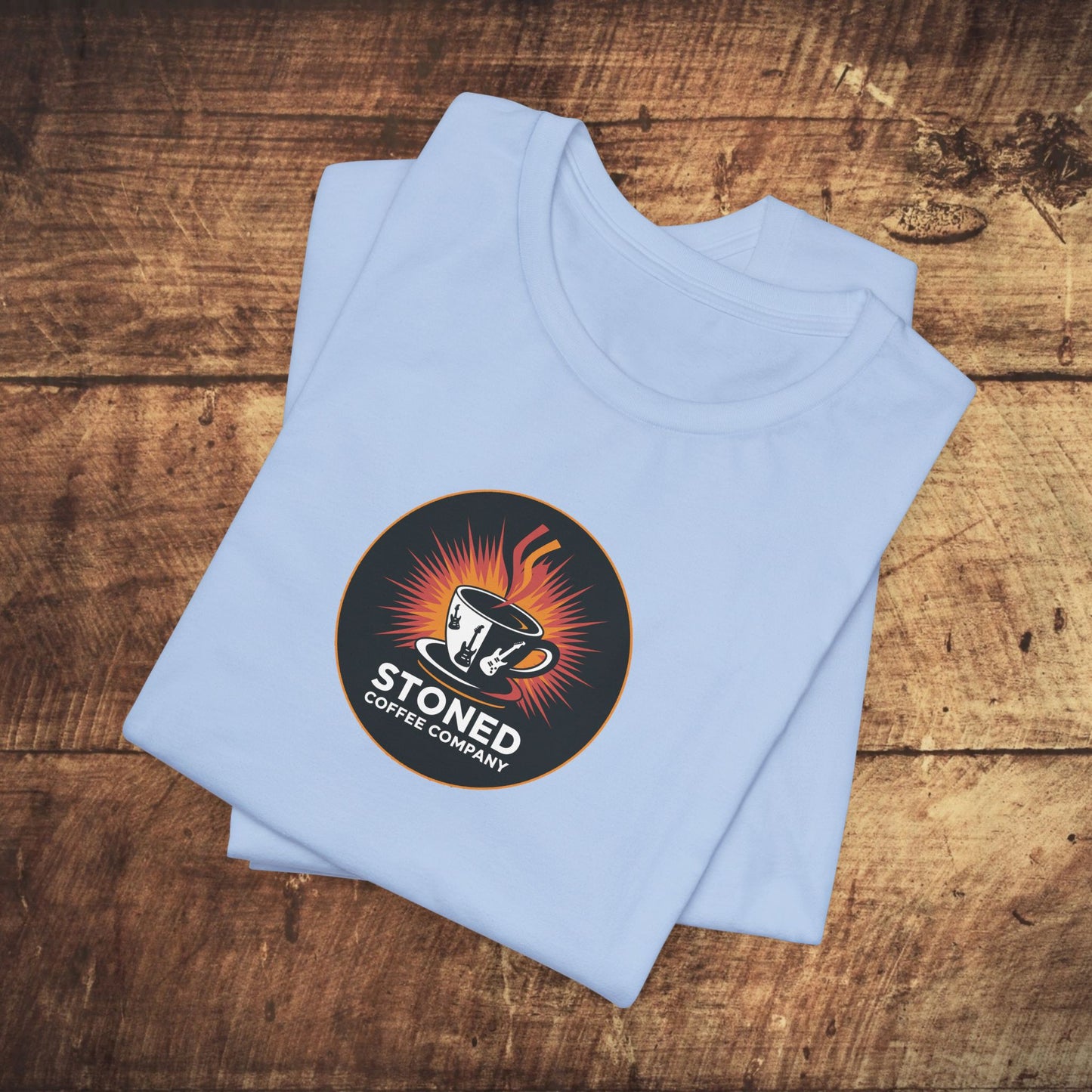 Stoned Coffee Company Rocking Guitar Cup T-Shirt