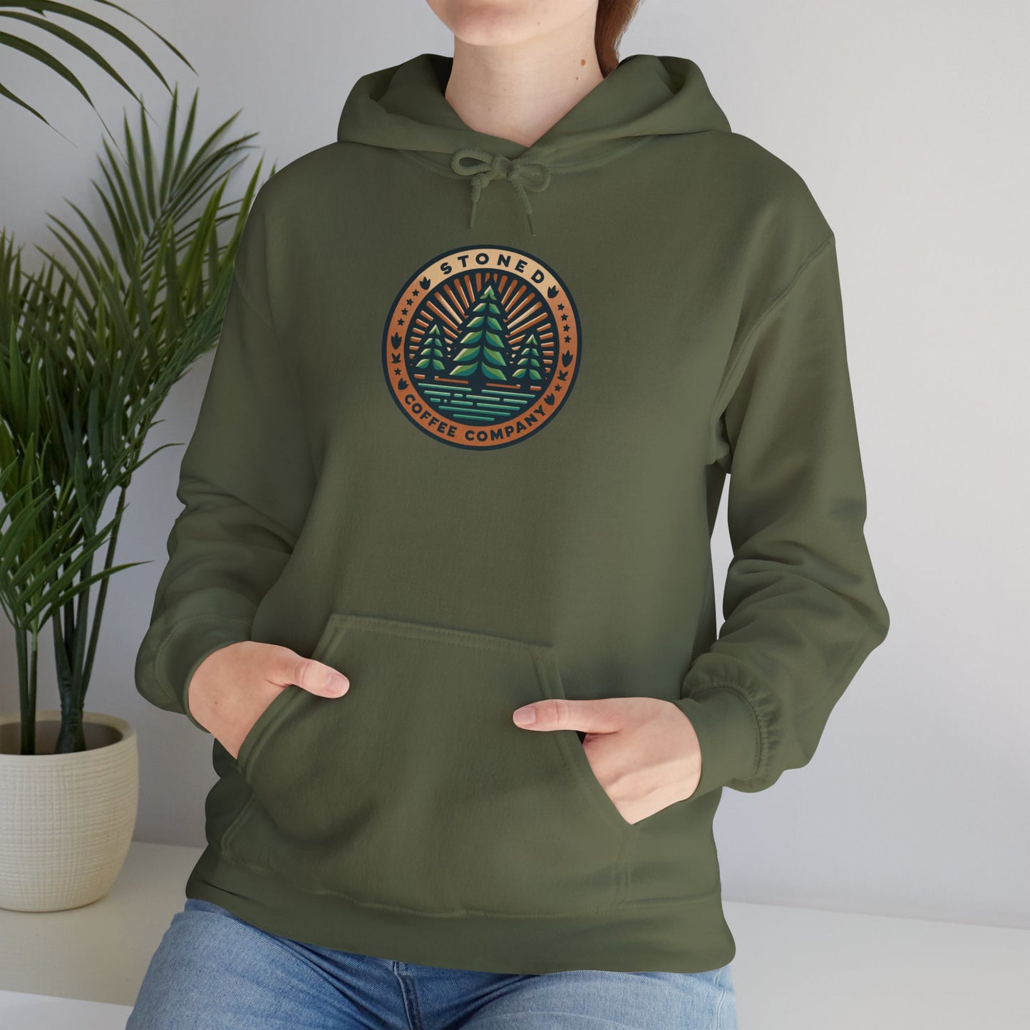 Stoned Coffee Company Hoodie — "Let All the Trees of the Forest Sing for Joy" (Psalm 96:12)