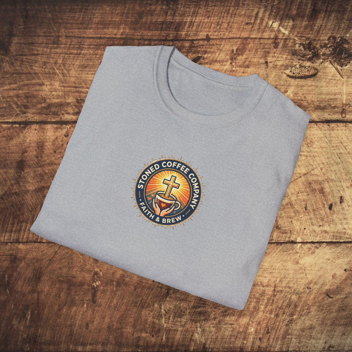 Stoned Coffee Company 'Drink Your Coffee and Pray for Others' T-Shirt