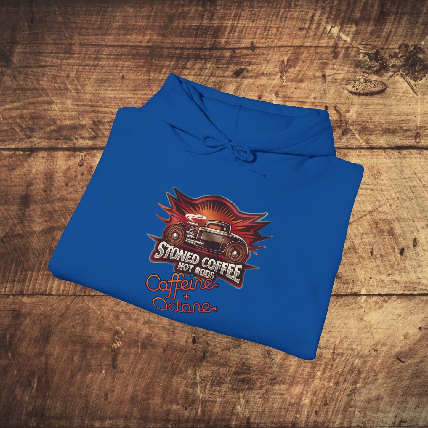 Stoned Coffee Company Hoodie "Hot Rods" Caffeine + Octane Hoodie