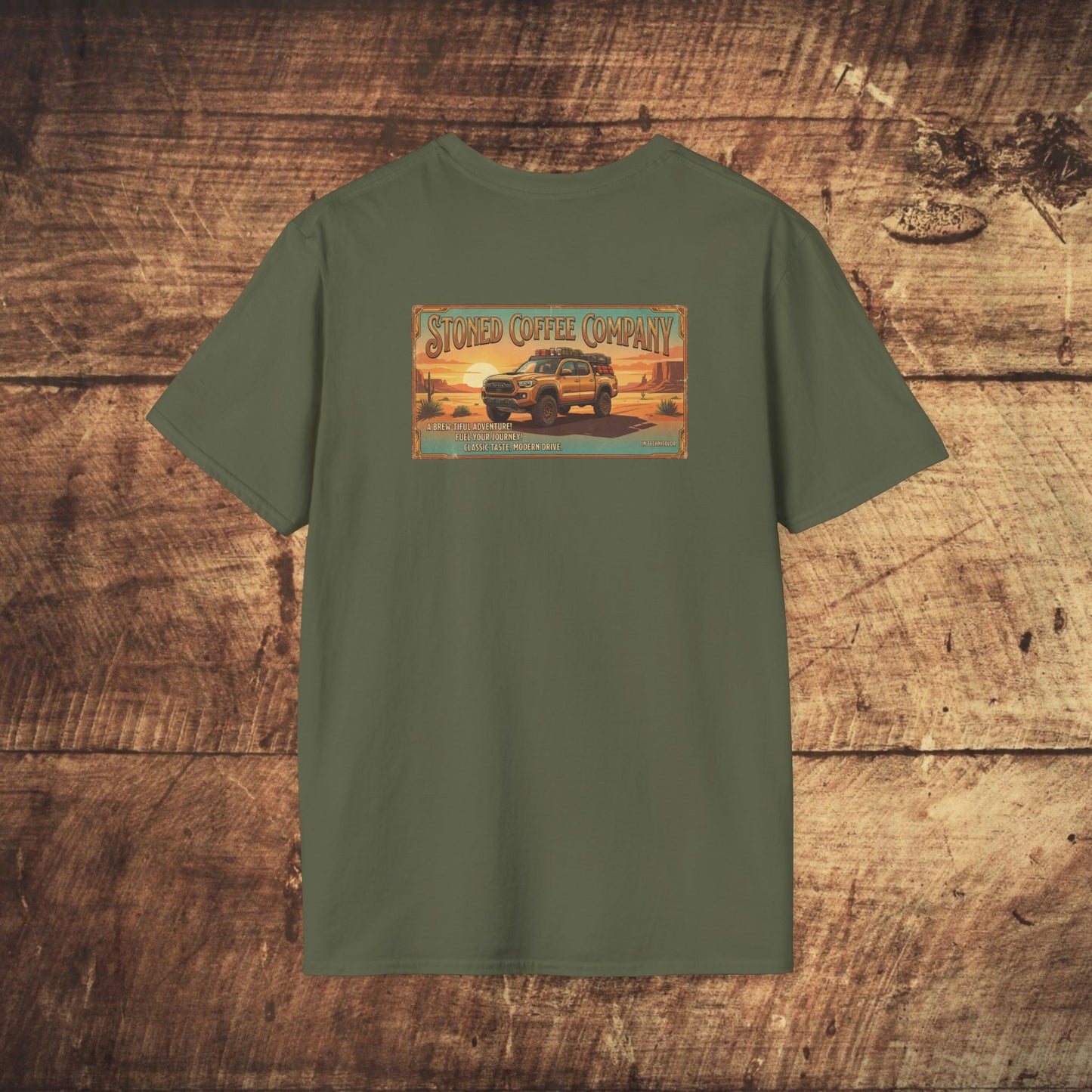 'Stoned Coffee Company' Offroading /Overlanding Tacoma T-Shirt