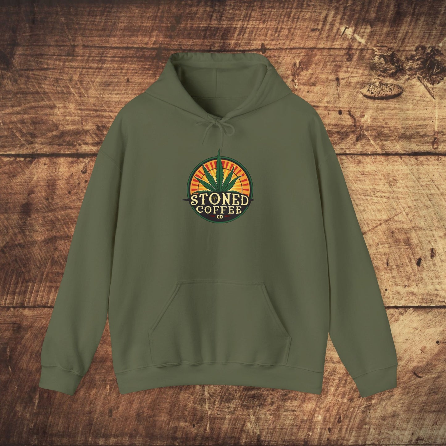 Hooded Sweatshirt Stoned Coffee Co Logo 3