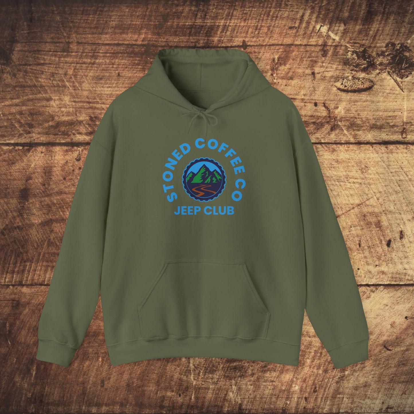 Hooded Sweatshirt Stoned Coffee Co Jeeper Club