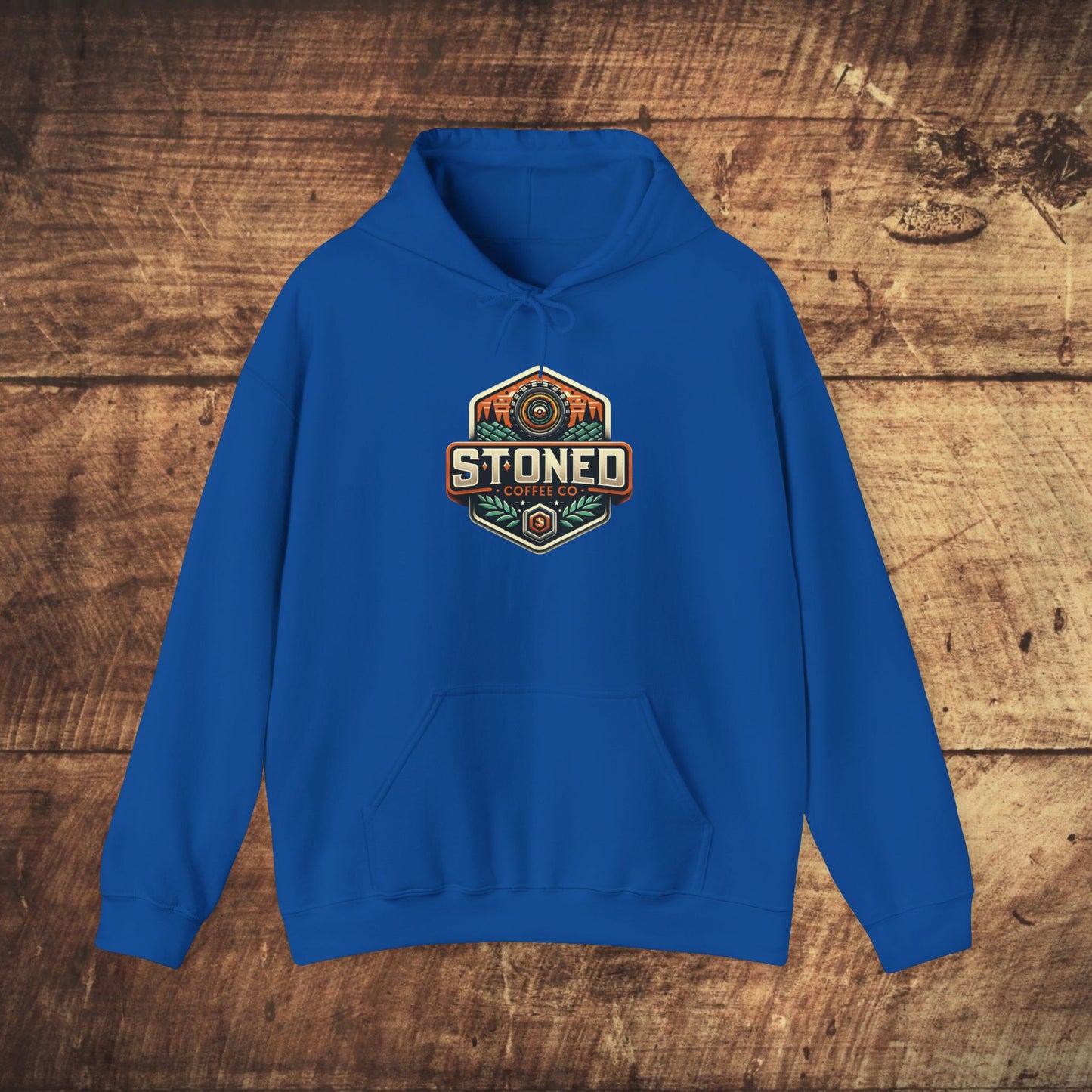 Hooded Sweatshirt - Stoned Coffee Company Offroad Logo