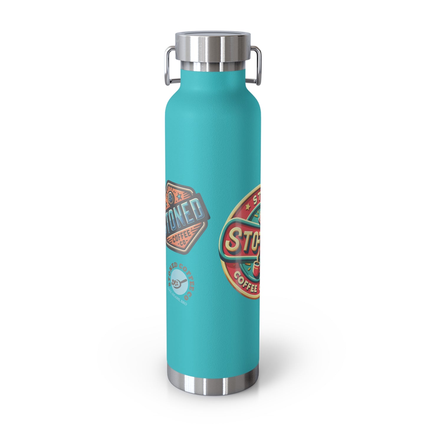 Stoned Coffee Co Copper Vacuum Insulated Bottle, 22oz