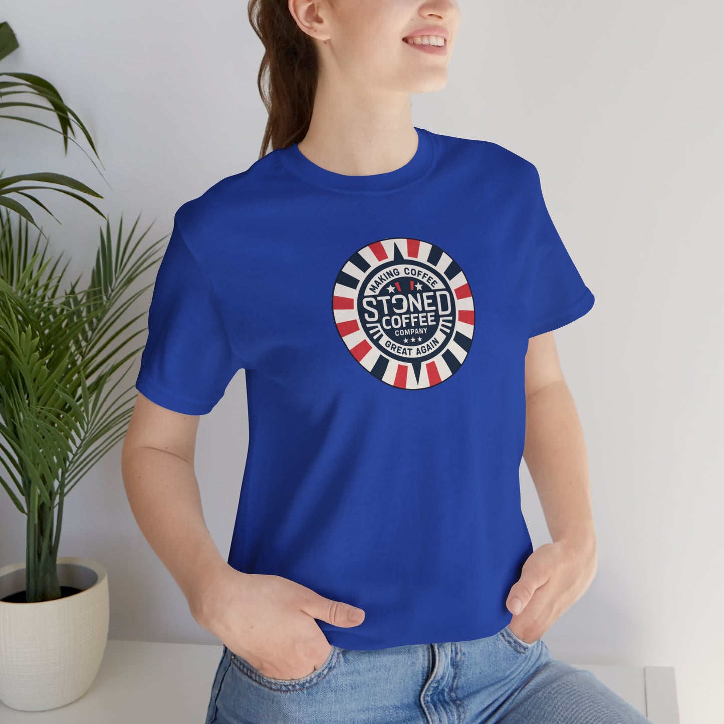 Stoned Coffee Company Making Coffee Great Again Poker chip Unisex T-Shirt