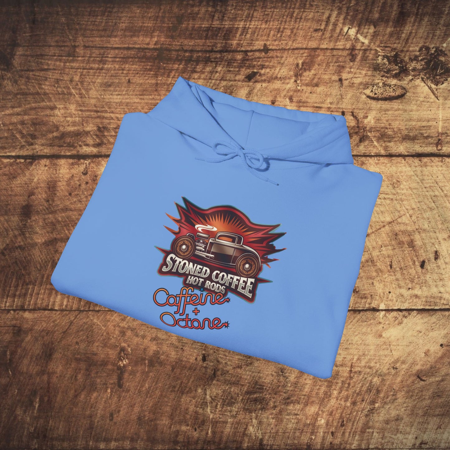 Stoned Coffee Company Hoodie "Hot Rods" Caffeine + Octane Hoodie