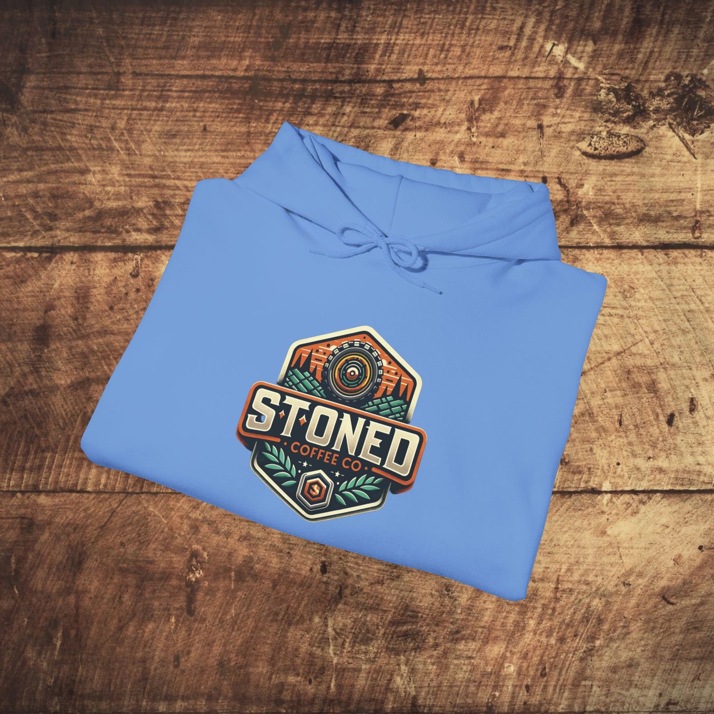 Hooded Sweatshirt - Stoned Coffee Company Offroad Logo