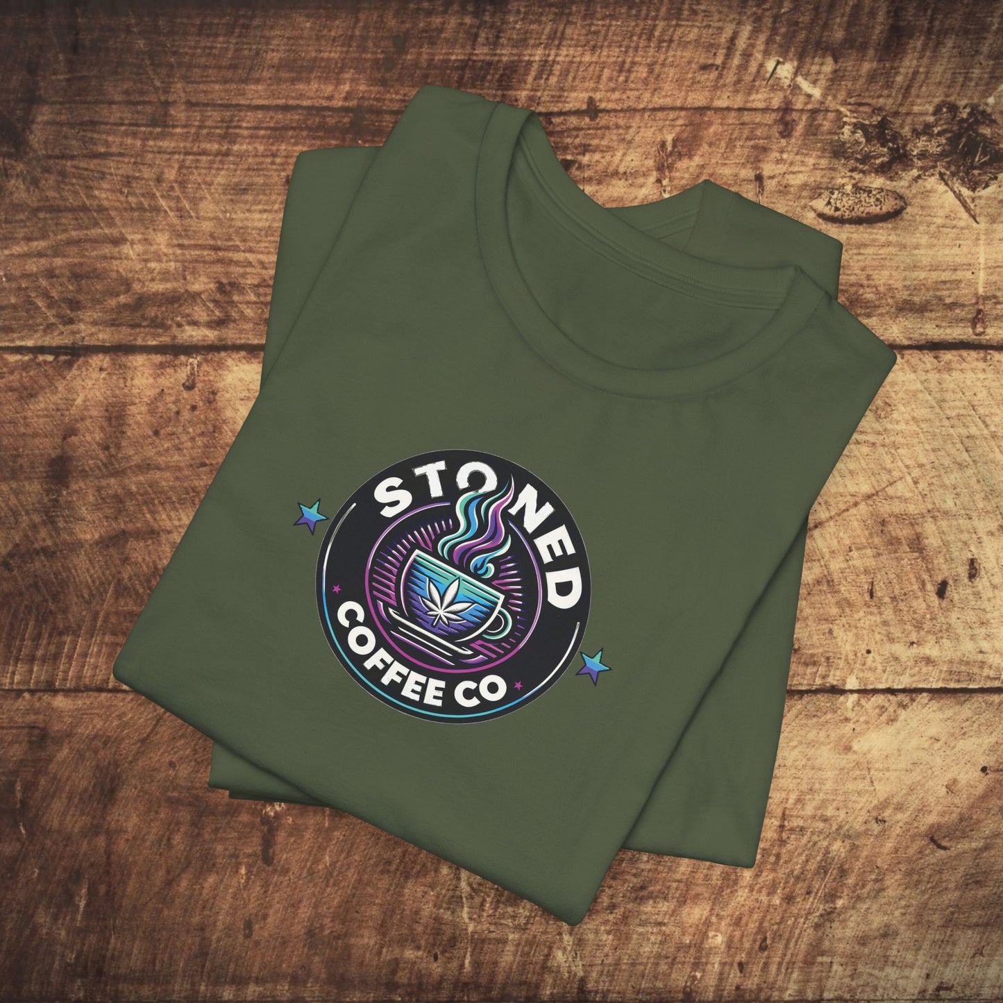 T-Shirt Stoned Coffee Company Logo 5 Unisex