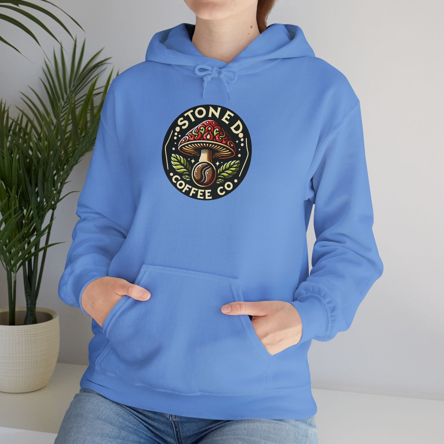 Hooded Sweatshirt - Stoned Coffee Company Mushroom Logo