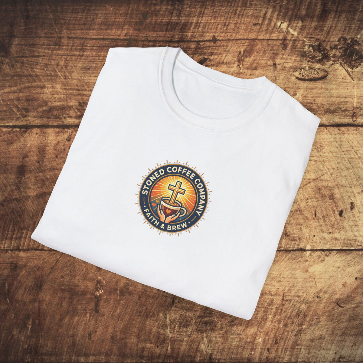 Stoned Coffee Company 'Drink Your Coffee and Pray for Others' T-Shirt