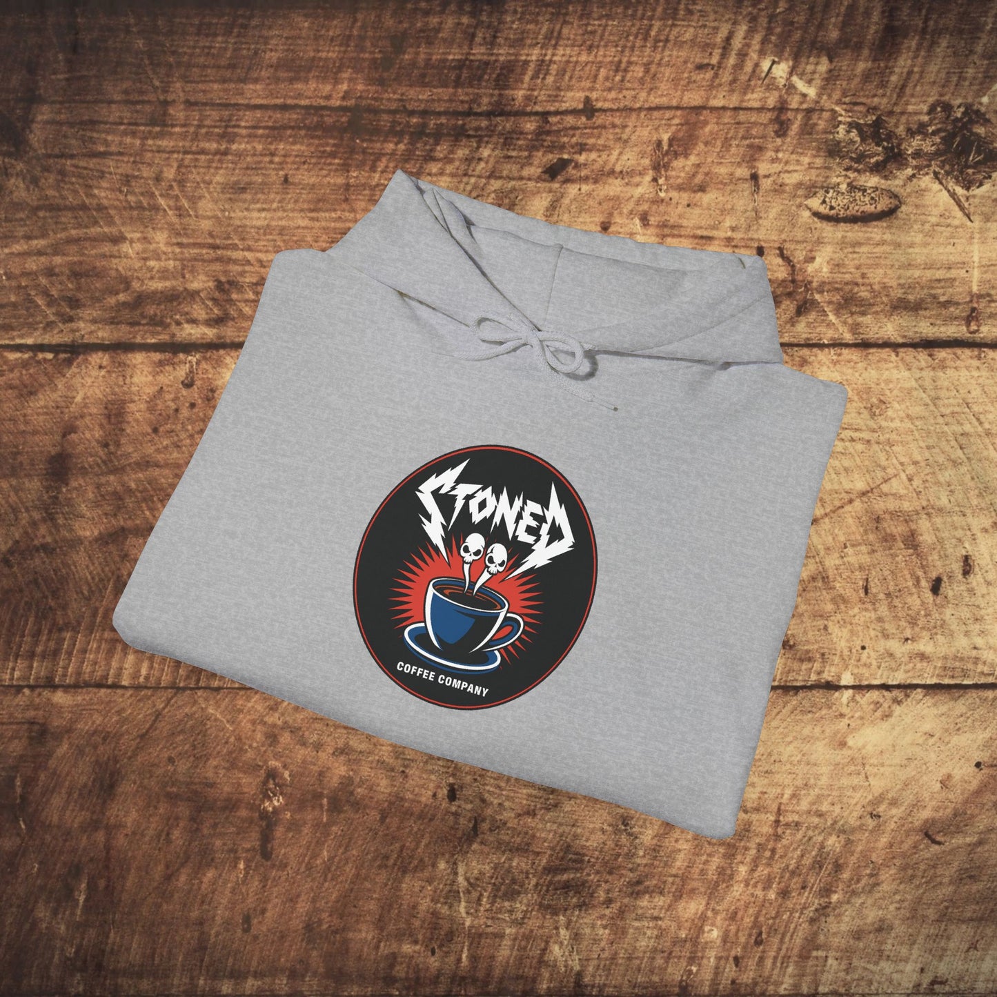 Stoned Coffee Company Escaping Music Souls Hooded Sweatshirt