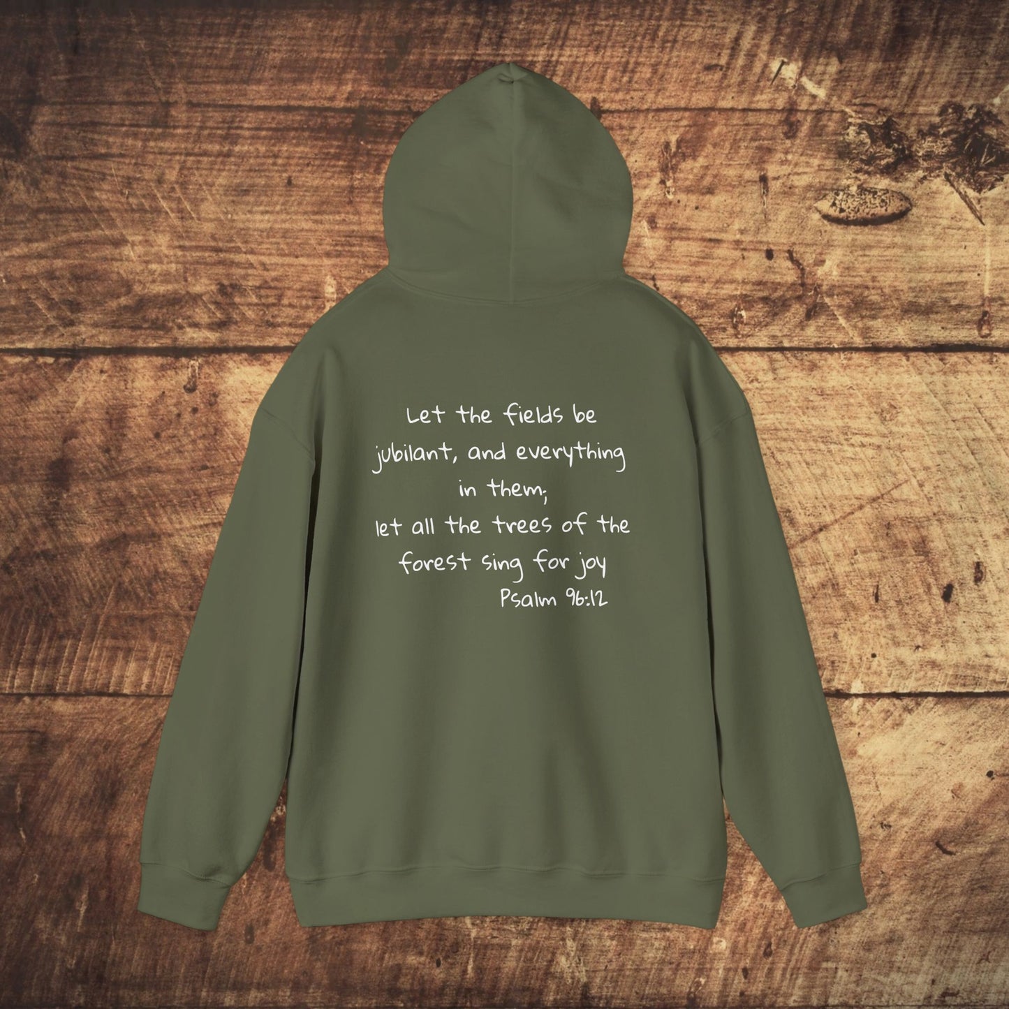 Stoned Coffee Company Hoodie — "Let All the Trees of the Forest Sing for Joy" (Psalm 96:12)