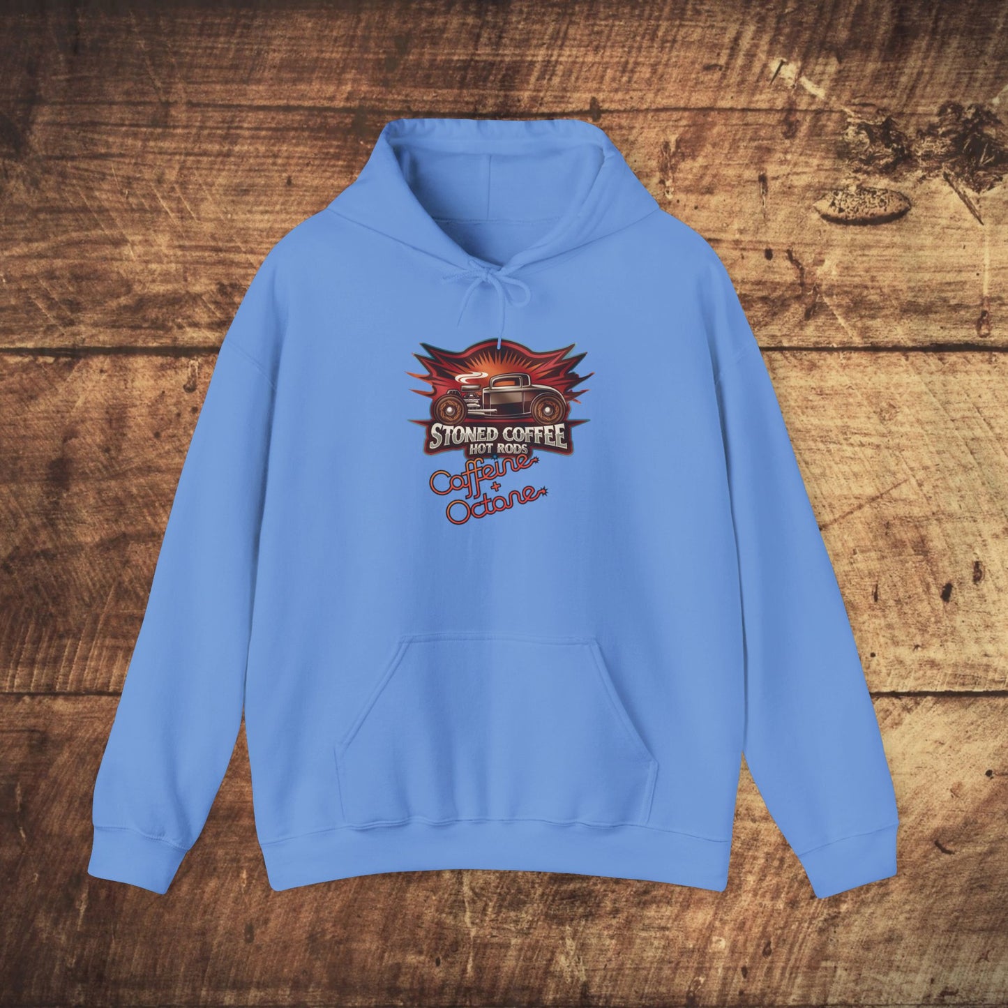 Stoned Coffee Company Hoodie "Hot Rods" Caffeine + Octane Hoodie