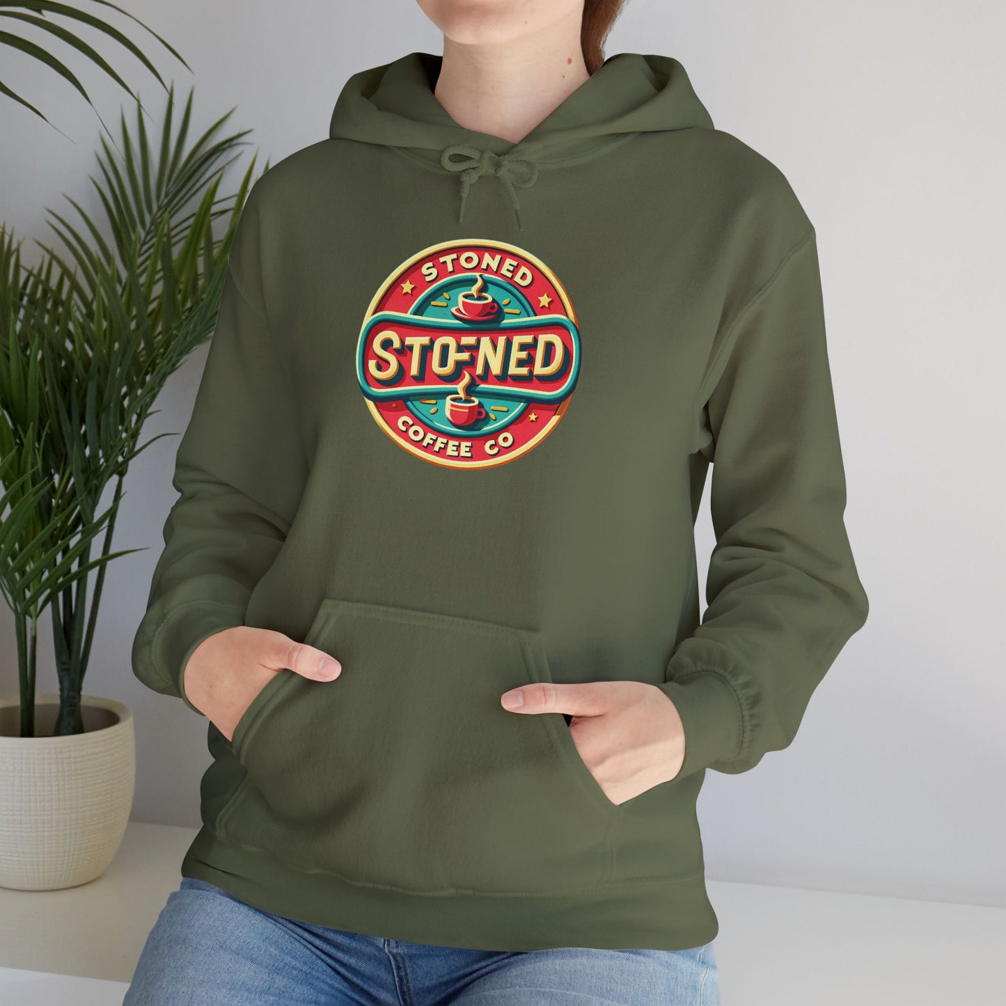 Hooded Sweatshirt - Stoned Coffee Co Logo 2