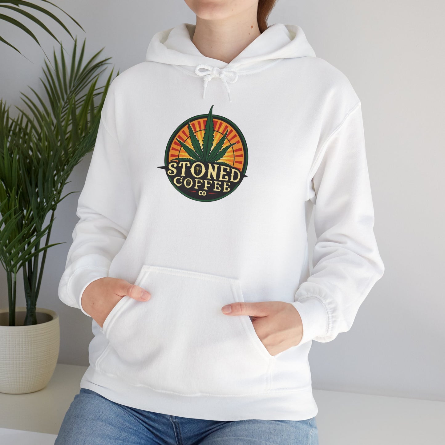 Hooded Sweatshirt Stoned Coffee Co Logo 3