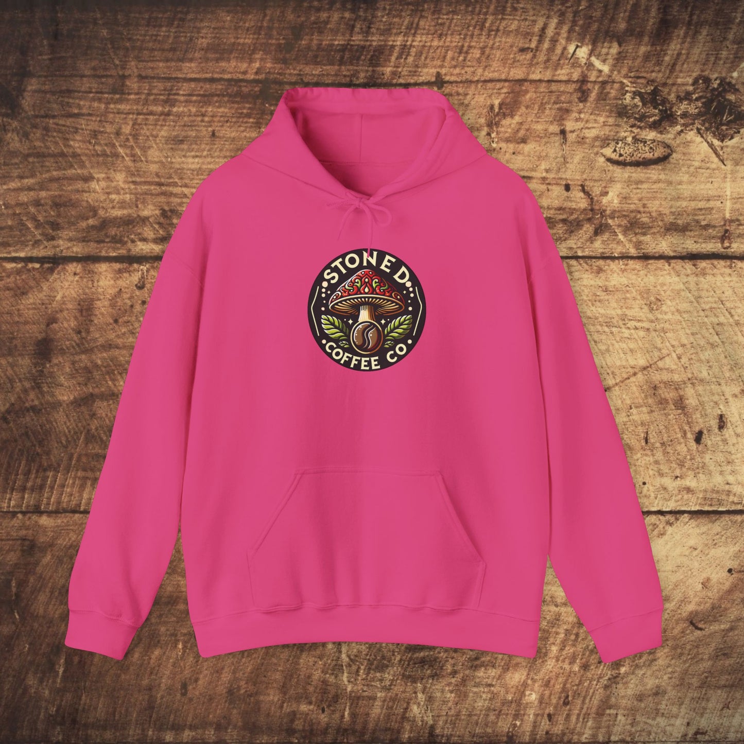 Hooded Sweatshirt - Stoned Coffee Company Mushroom Logo