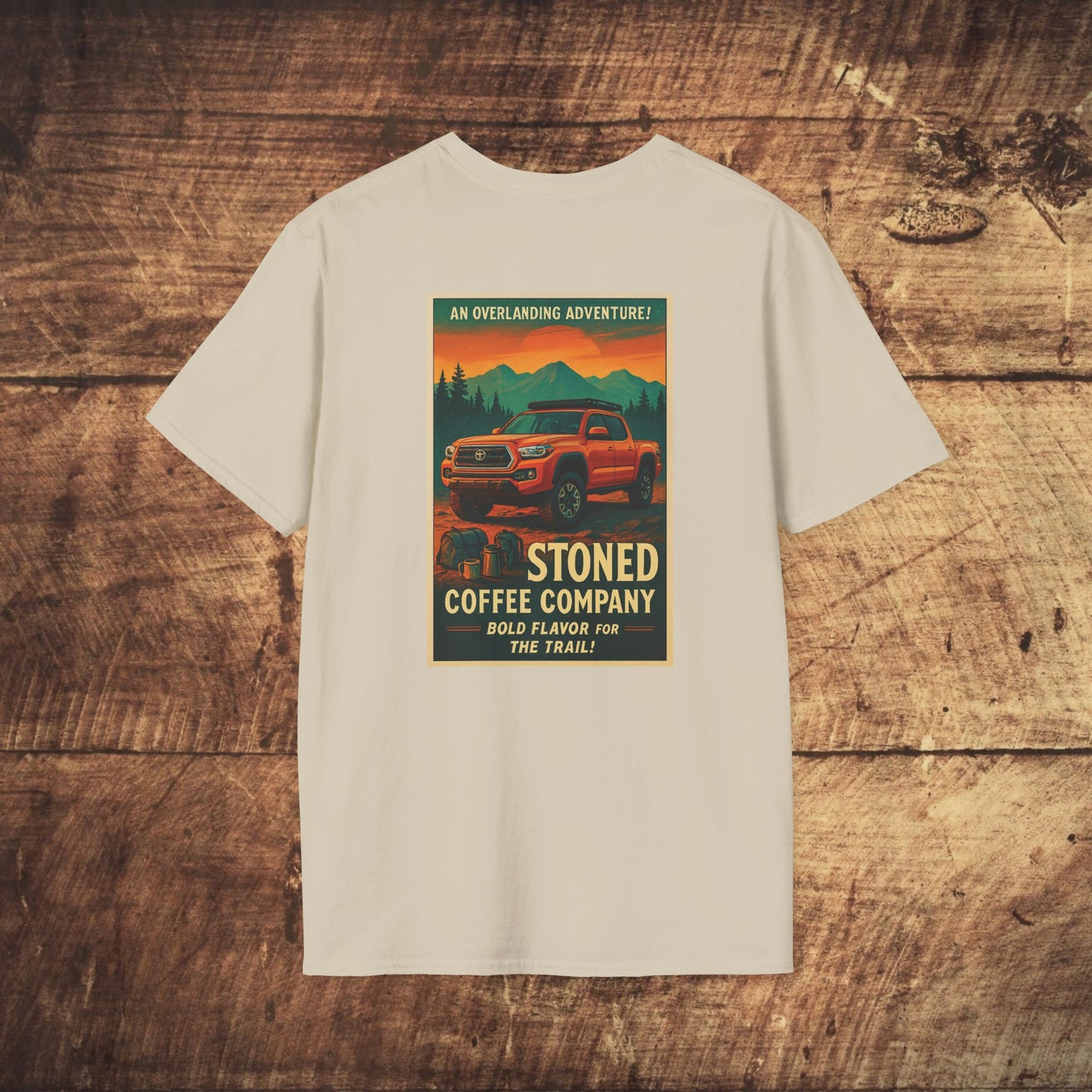 Stoned Coffee Company Overlanding Adventure/Tacoma Tshirt