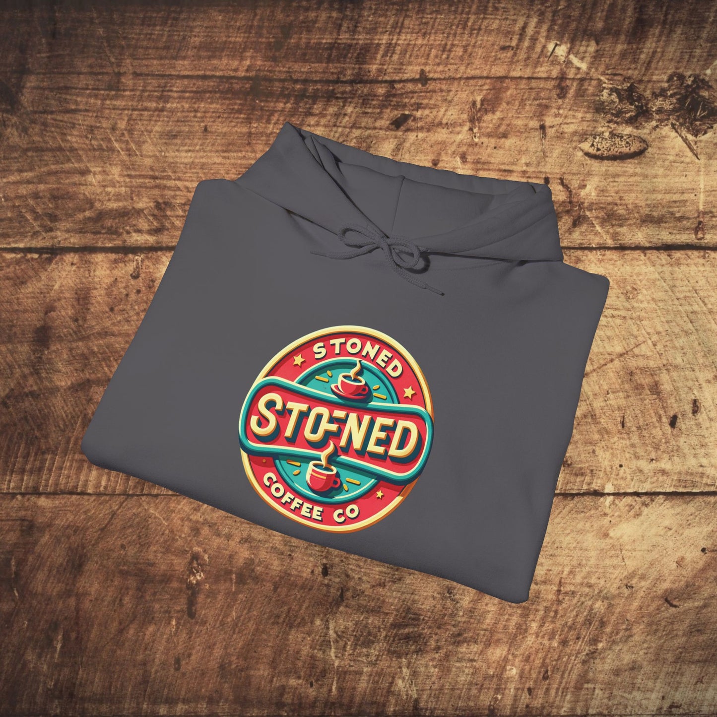 Hooded Sweatshirt - Stoned Coffee Co Logo 2
