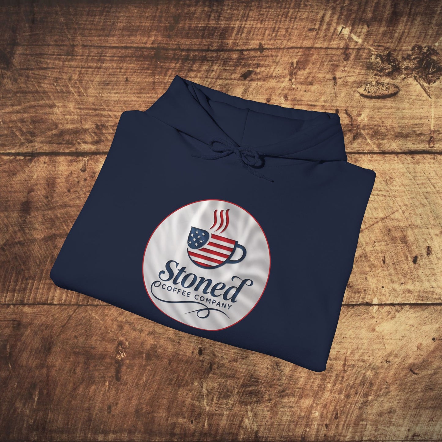 Hooded Sweatshirt Stoned Coffee Company Patriotic USA